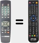 T&eacute;l&eacute;commande pour remplacer Canal001