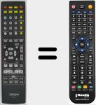 Télécommande pour remplacer RC1115 (963307002890D)