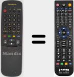 Télécommande pour remplacer EUR51920