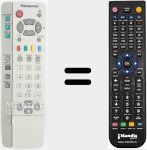 Télécommande pour remplacer EUR511212A