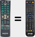 Télécommande pour remplacer FXVS