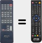 T&eacute;l&eacute;commande pour remplacer GC-1285
