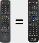 Télécommande pour remplacer H001