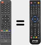 Télécommande pour remplacer H003