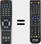 Télécommande pour remplacer CLU-5724TSI (HL01824)