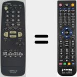 Télécommande pour remplacer CLU-341U