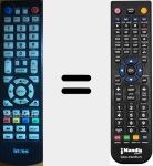 Télécommande pour remplacer XR262017