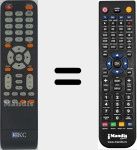 Télécommande pour remplacer KC-3913