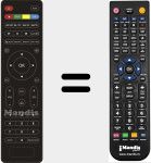 T&eacute;l&eacute;commande pour remplacer KOG001