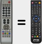 Télécommande pour remplacer LCD4230