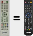 T&eacute;l&eacute;commande pour remplacer Led002