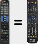 Télécommande pour remplacer MI-AKB72914065