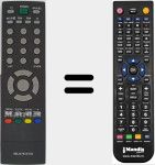 Télécommande pour remplacer MKJ37815702