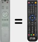 Télécommande pour remplacer RC001MS