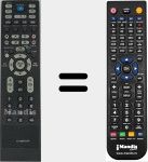 Télécommande pour remplacer MI-671090010S