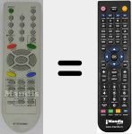 Télécommande pour remplacer MI-6710V00090A