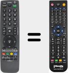 Télécommande pour remplacer MI-AKB69680437