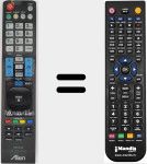 Télécommande pour remplacer MI-AKB72914041