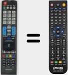 Télécommande pour remplacer MI-AKB72914276J