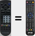 Télécommande pour remplacer MI-RMC220 
