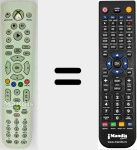 T&eacute;l&eacute;commande pour remplacer XBox 360 Universal Media Remote (XBOX360-Universal)