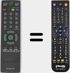 Télécommande pour remplacer MKJ33981406