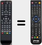 Télécommande pour remplacer RC53ATVDVD