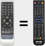 Télécommande pour remplacer MV-076R0CH540