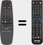 Télécommande pour remplacer MV-PR3780T