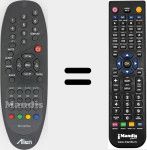 Télécommande pour remplacer MV-RN3200G