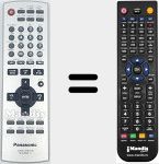 Télécommande pour remplacer N2QAJB000131