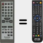 Télécommande pour remplacer N2QAYB000109