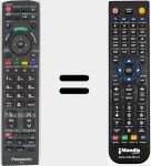 Télécommande pour remplacer N2QAYB00659