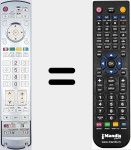 T&eacute;l&eacute;commande pour remplacer N2QAYB000050