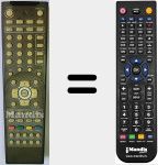 T&eacute;l&eacute;commande pour remplacer OCE001