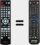 T&eacute;l&eacute;commande pour remplacer OPPO002