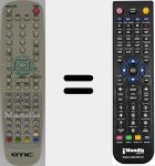 T&eacute;l&eacute;commande pour remplacer OTIC001