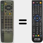 Télécommande pour remplacer EUR511200