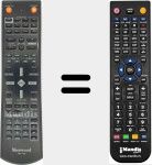 Télécommande pour remplacer PRC-129E