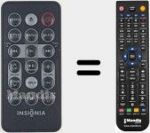 Télécommande pour remplacer R-ES6113