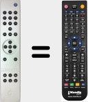 T&eacute;l&eacute;commande pour remplacer RC-640AT