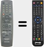 T&eacute;l&eacute;commande pour remplacer RC-8VR09