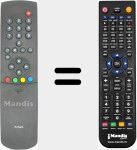 Télécommande pour remplacer RC-N2A