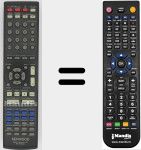 Télécommande pour remplacer RC-R0923J