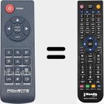 T&eacute;l&eacute;commande pour remplacer REMCON1982