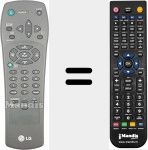 T&eacute;l&eacute;commande pour remplacer REMCON2069