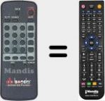 T&eacute;l&eacute;commande pour remplacer REMCON1642