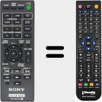 Télécommande pour remplacer RM-AMU186