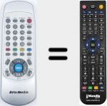 T&eacute;l&eacute;commande pour remplacer RM-EB