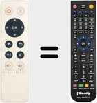 T&eacute;l&eacute;commande pour remplacer RM-IR002